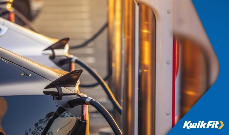 tesla charging and plugged in